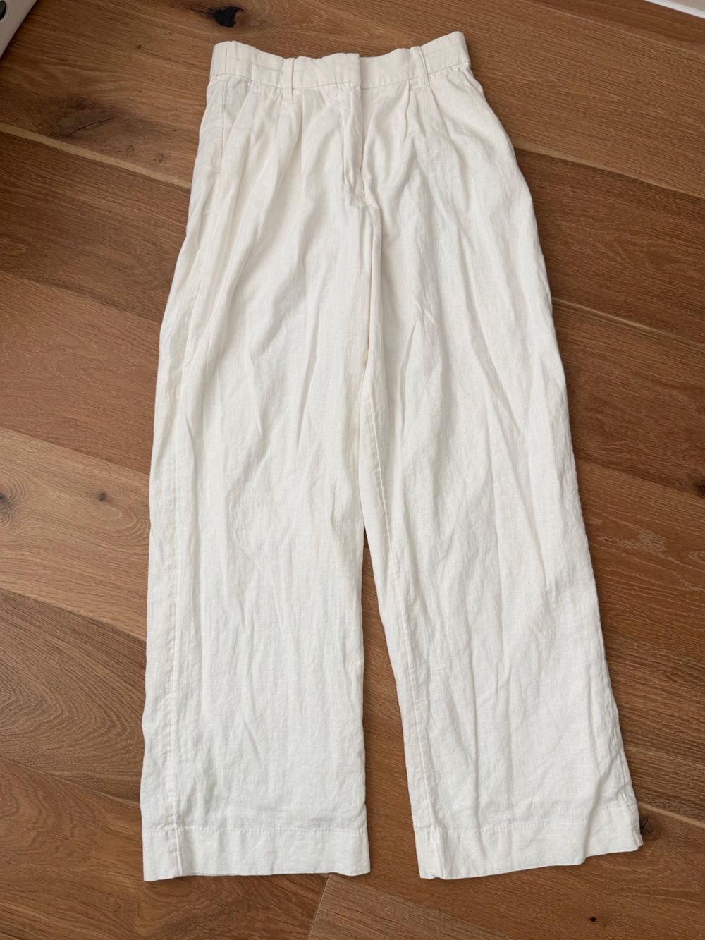Abercrombie curve love linen trouser